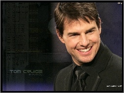 Tom Cruise, czarny strój
